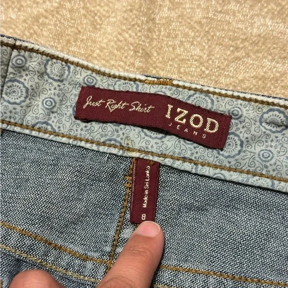 Izod Denim Skirt - Picture 4 of 4